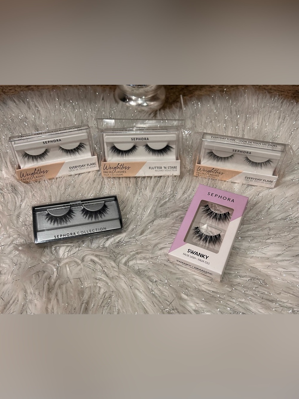 Sephora False Eyelash Bundle 5 Set Brand New